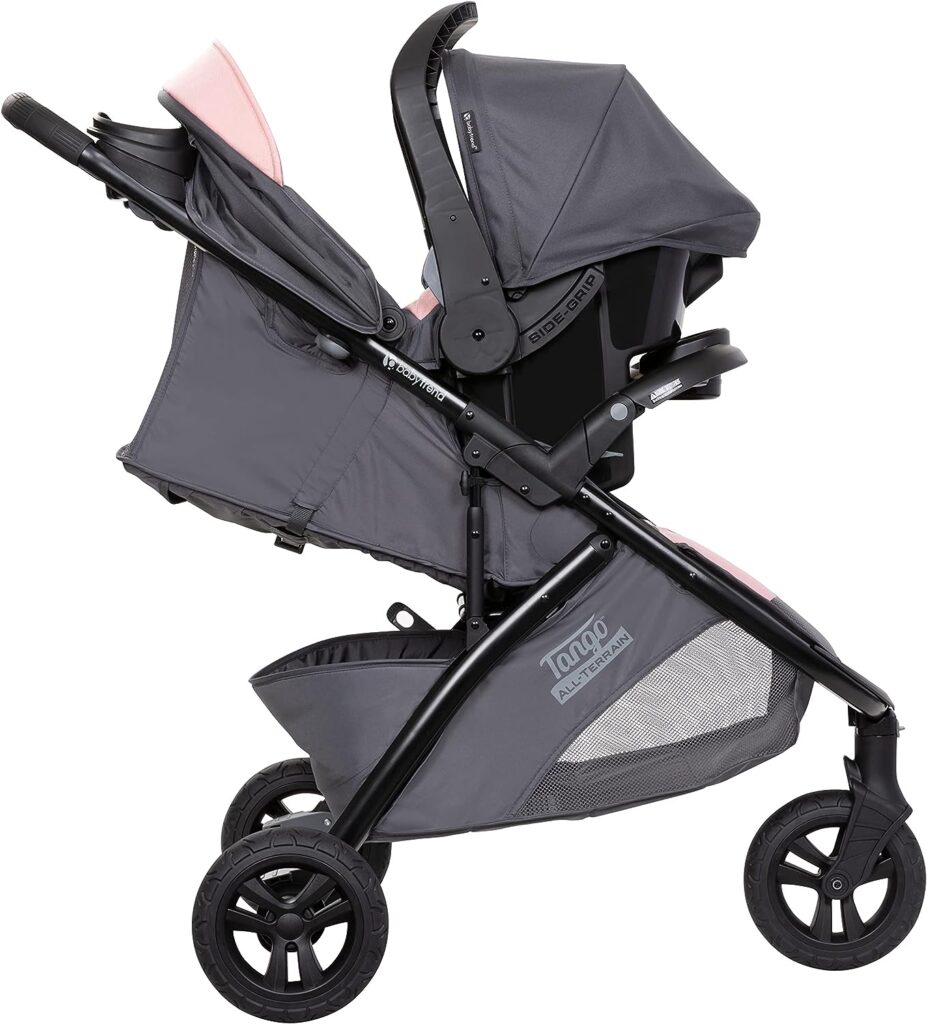 Baby Trend Tango 3 All-Terrain Stroller Travel System with EZ-Lift 35 Plus Infant car seat, Ultra Pink