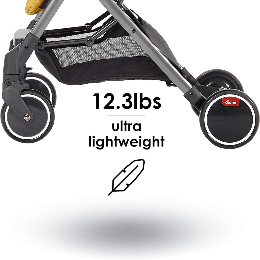 Diono Traverze, The Original Airplane Stroller, Grey Linear (72108)