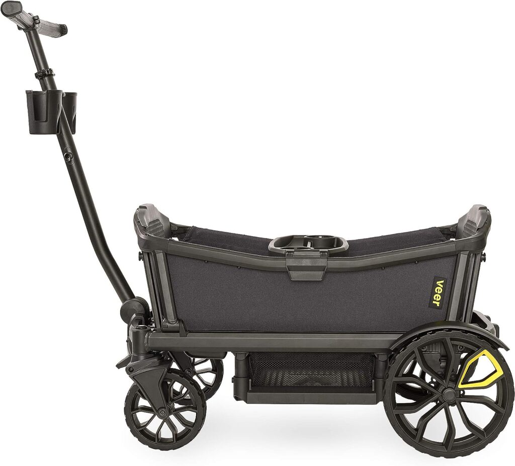 Veer Cruiser | Next Generation Stroller Wagon for Kids | The Feel and Safety of a Premium Stroller with The Fun of a Lightweight, Rugged Wagon | Push/Pull/Push-Along | Fully Collapsible