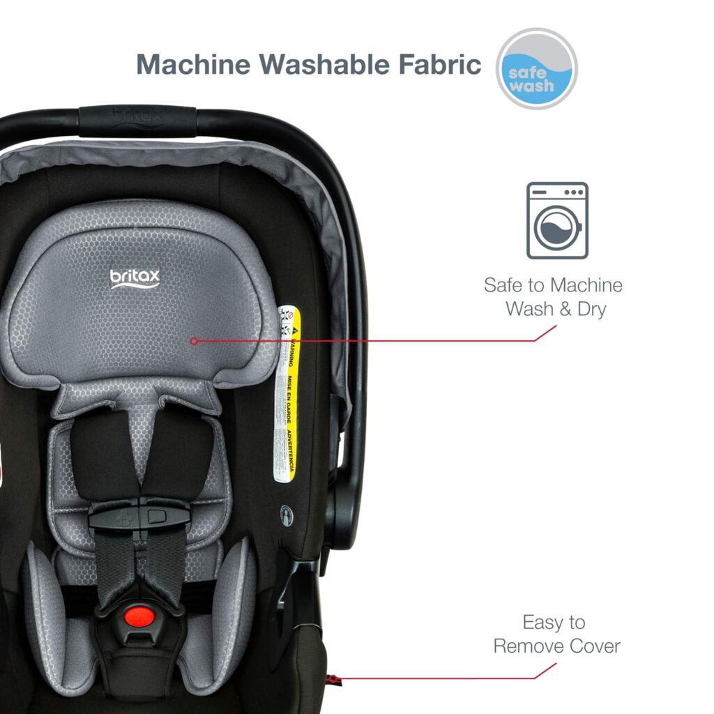 Britax B-Lively  B-Safe Gen2 Flexfit Travel System, Fog SafeWash , 2 Piece Set