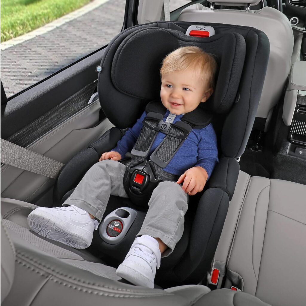 Britax Boulevard Clicktight Convertible Car Seat, Black Contour SafeWash