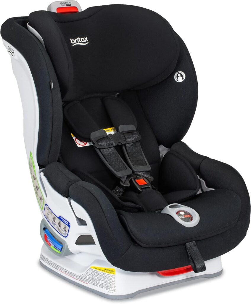 Britax Boulevard Clicktight Convertible Car Seat, Black Contour SafeWash