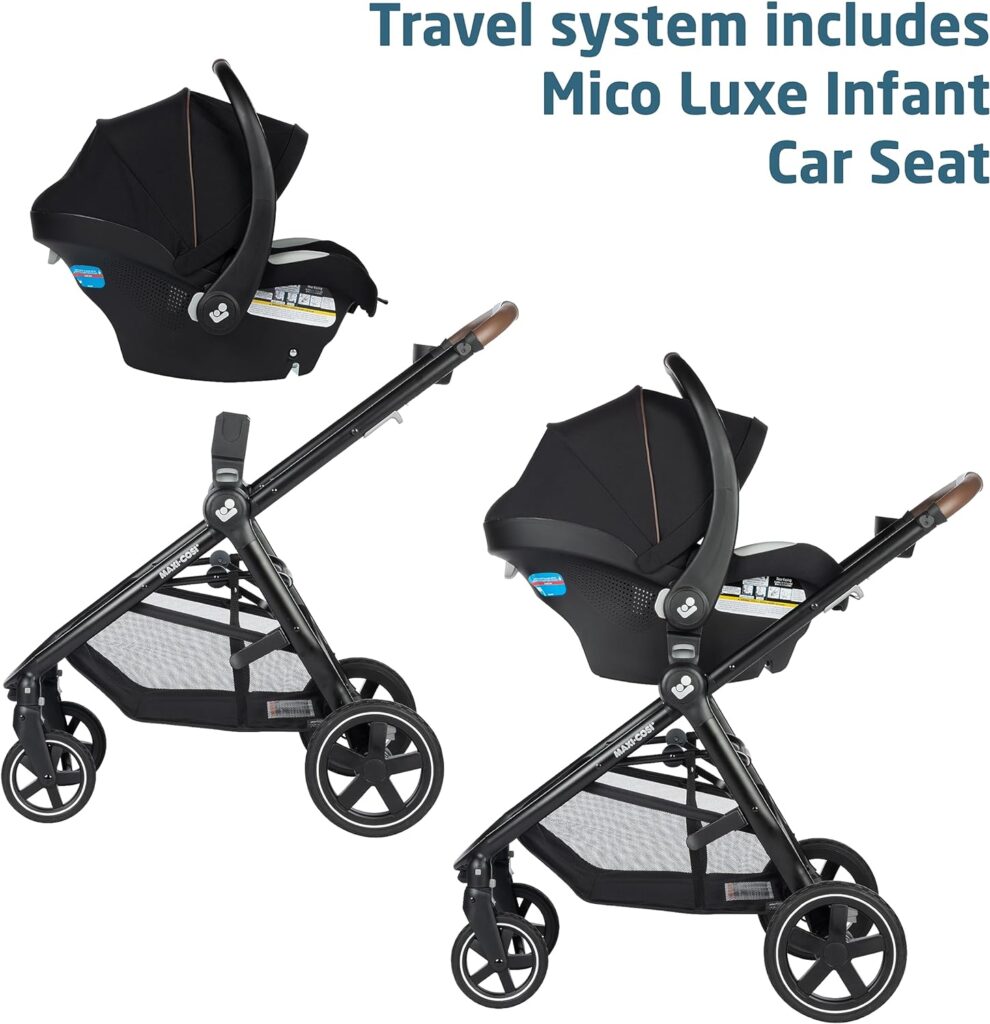 Maxi-Cosi Zelia™² Luxe 5-in-1 Modular Travel System, New Hope Black