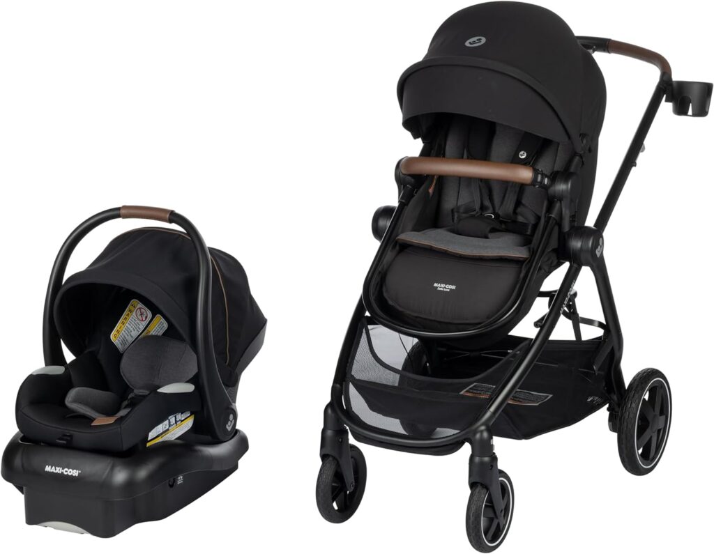 Maxi-Cosi Zelia™² Luxe 5-in-1 Modular Travel System, New Hope Black