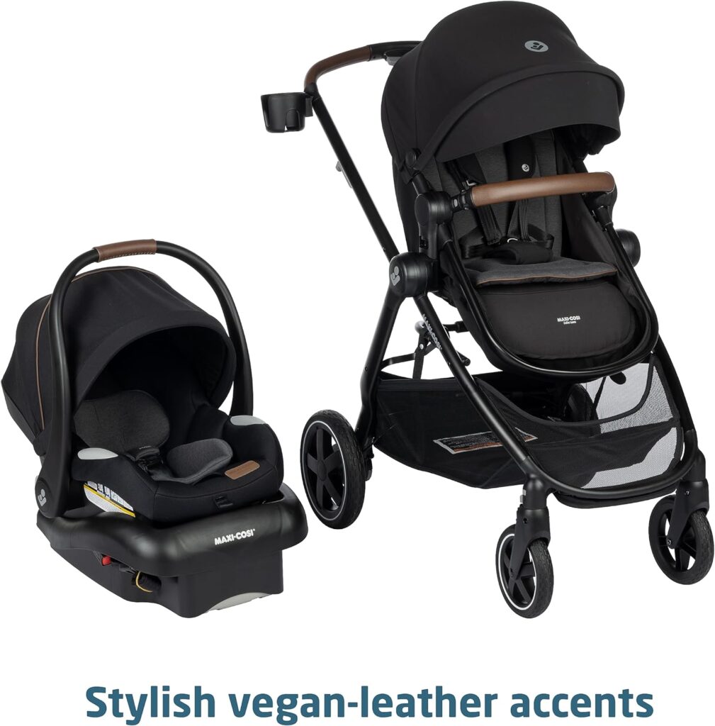 Maxi-Cosi Zelia™² Luxe 5-in-1 Modular Travel System, New Hope Black