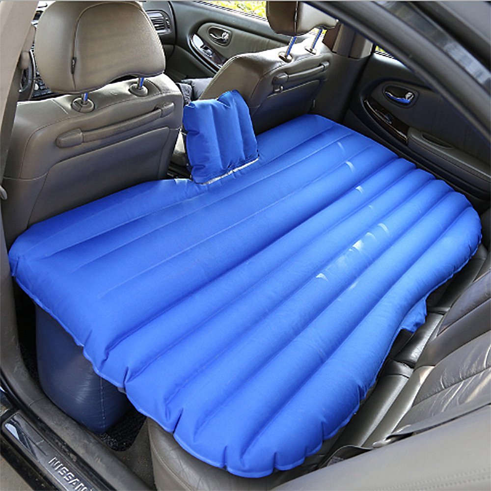 SZSS-CAR Oxford Car Inflatable Mattress Inflation Bed Travel Air Bed Camping Rest Sleep SUV Back Seat Shock Bed Extra Mattress with Pillow