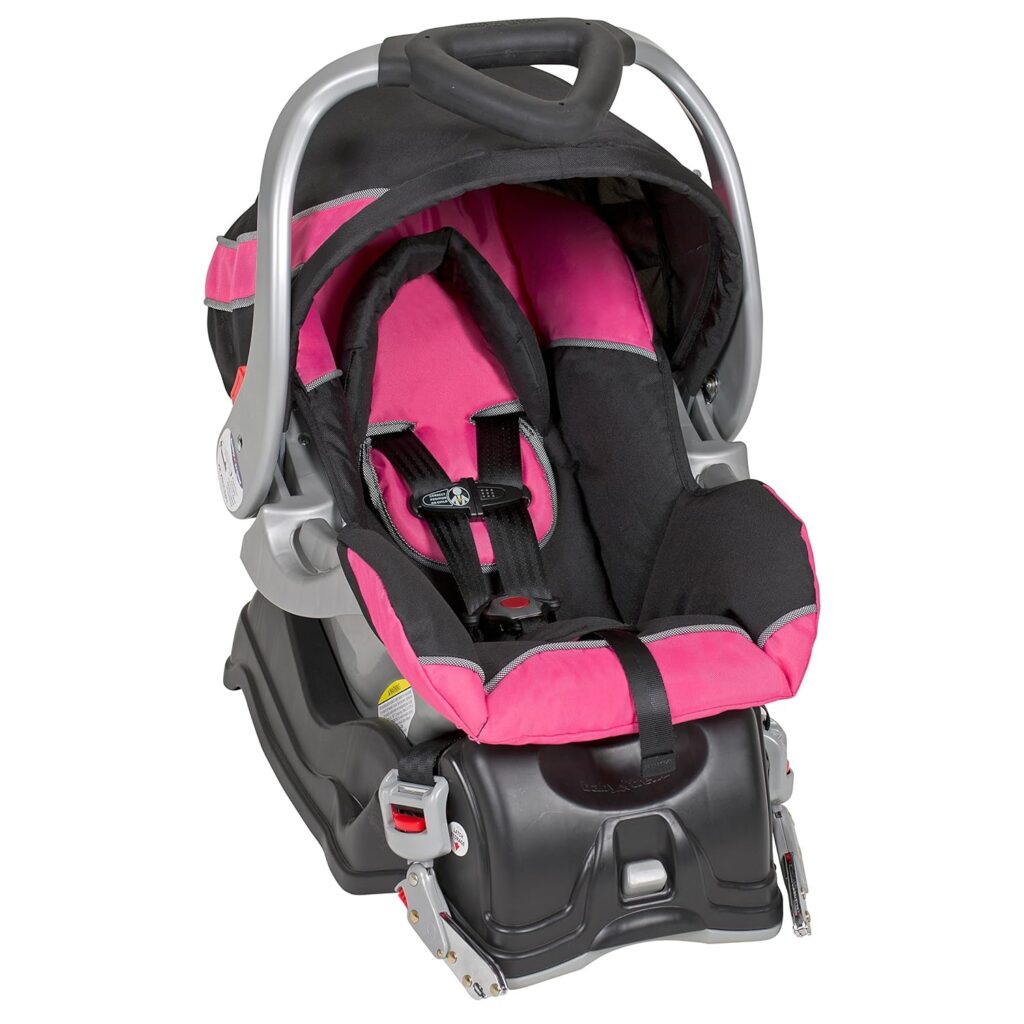 Baby Trend Lil Snooze Deluxe III, Cozy Pink  Expedition Jogger Travel System, Bubble Gum