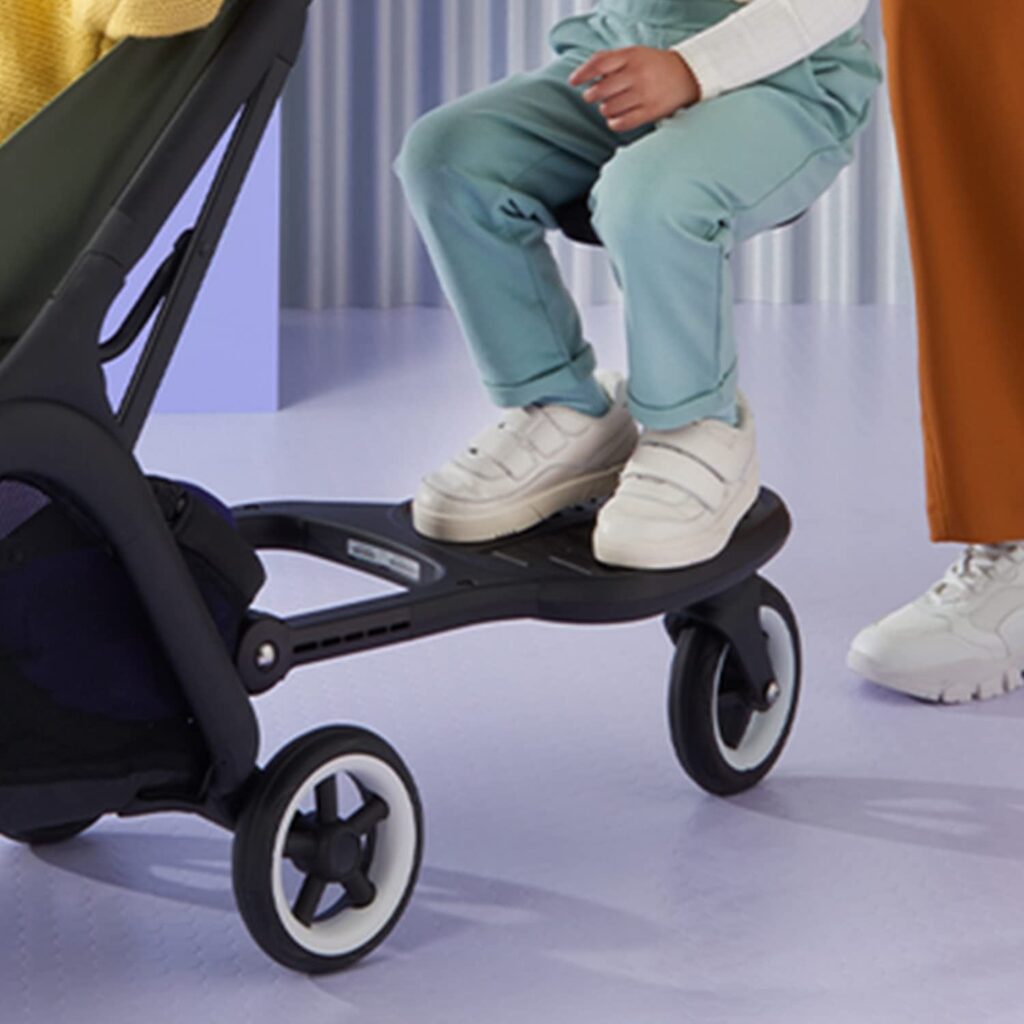 Bugaboo Butterfly Comfort Wheeled Board +, Compatible with Bugaboo Butterfly Pushchair, Buggy Board with Removable Seat for Toddlers, Sit and Stand Option and Flexible Board Position