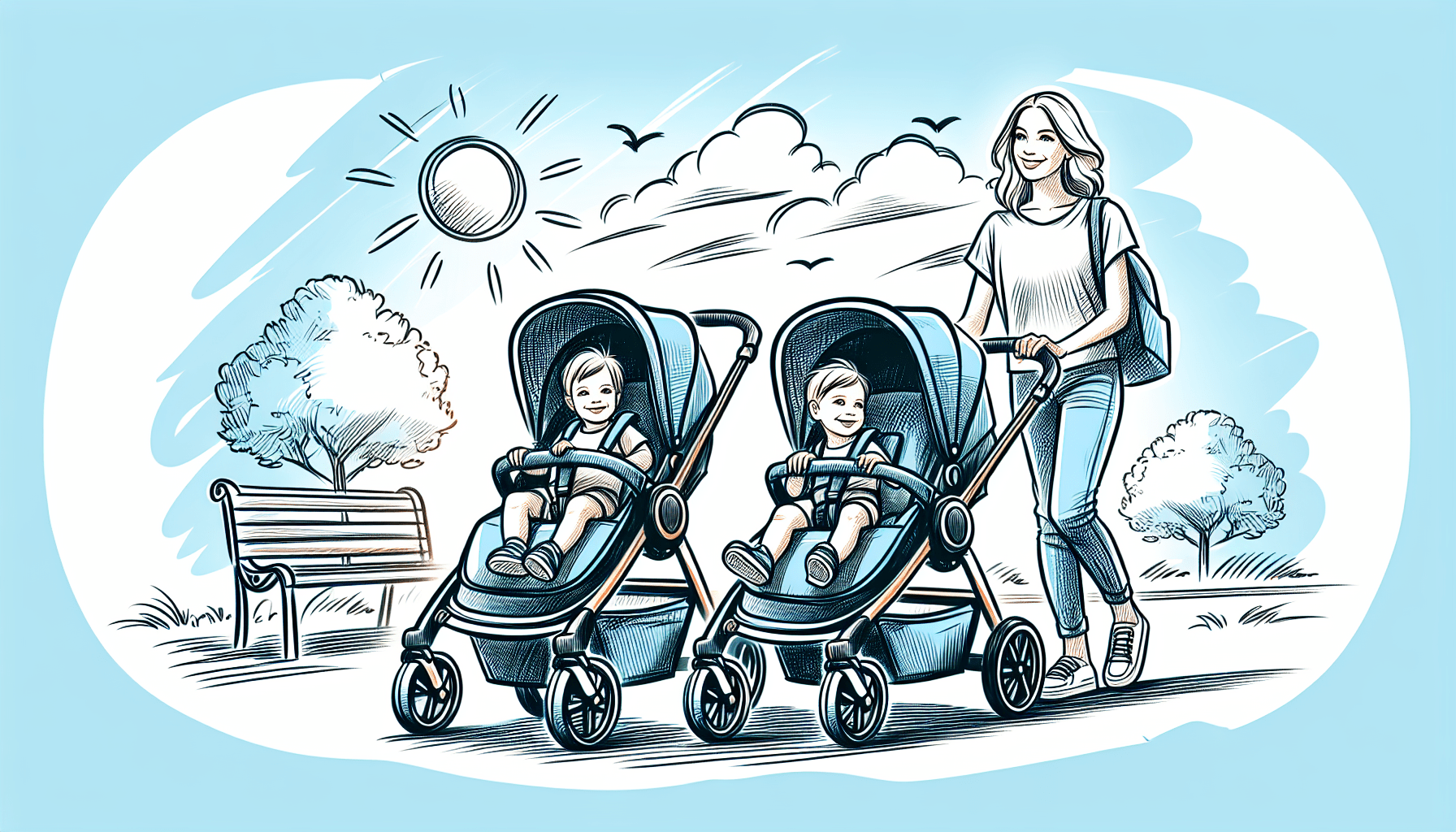 The Best Double Strollers for Twins and Siblings