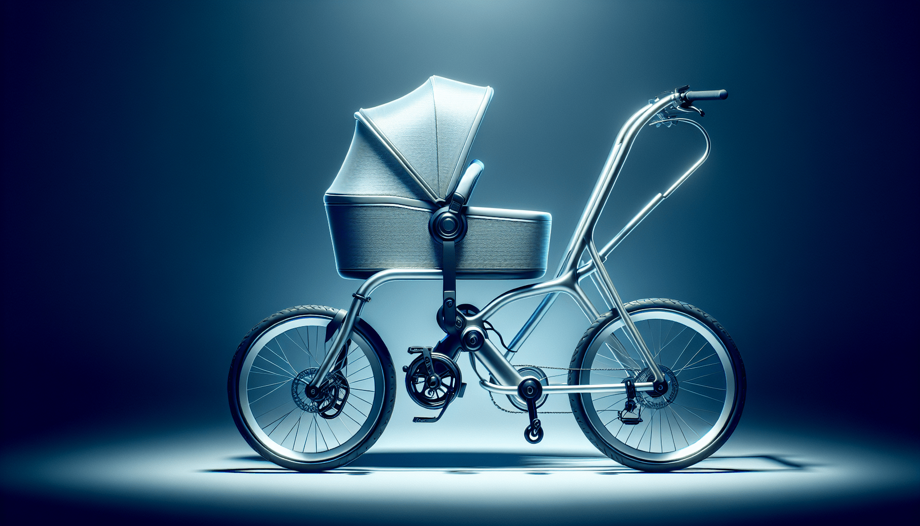 The Ultimate Hybrid: Bicycle with Stroller